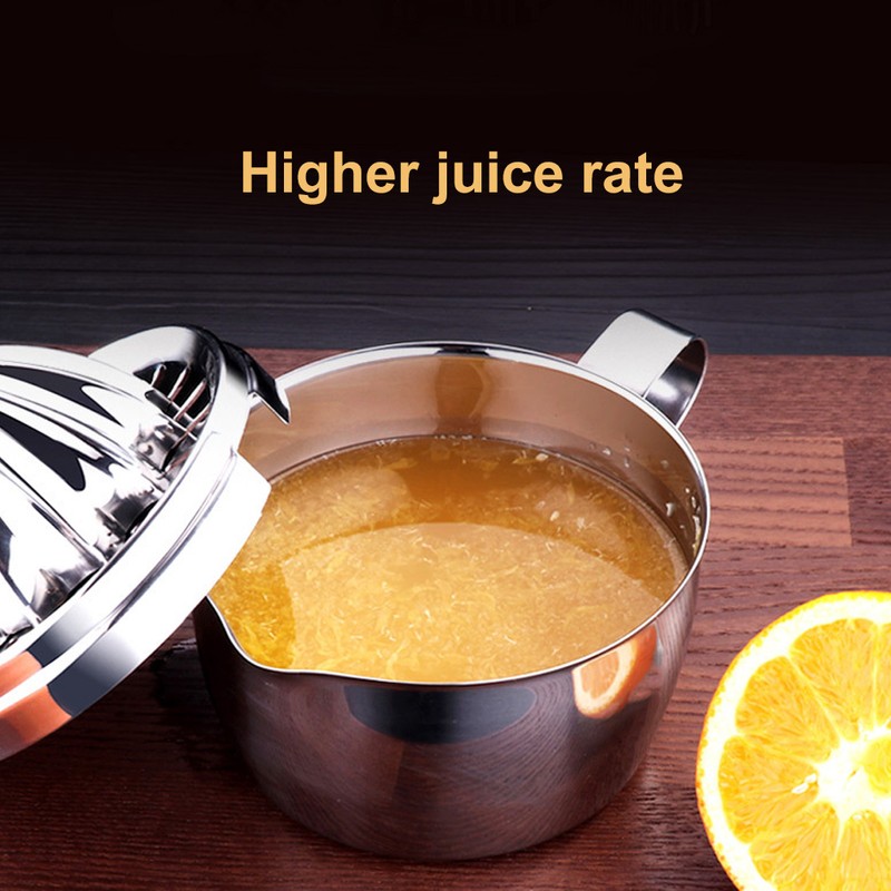 Stainless Steel Manual Juicer Orange Lemon Citrus Squeezer Hand Pressing