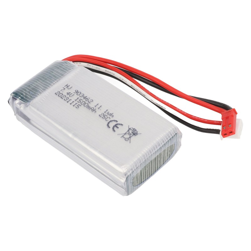 7.4V 1500mAh RC Car Lithium Battery with JST Plug 903462