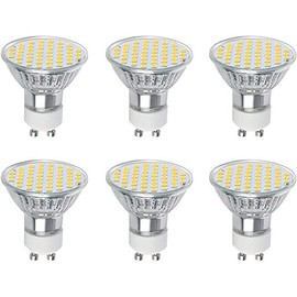 Vicloon Vicloon 6er-Pack GU10 LED Lampe, Leuchtmittel 3W, 300 Lumen, 2700 Kelvin, AC220-240V, Warmwei? Ersetzt 30W Halogenlampen, 120Strahlwinkel Nicht Dimmbar Glhbirne