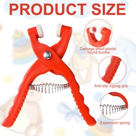 GROTOLY Safety Eye Tool Orange Safety Eyes for Crocheting Auxiliary Tool for Attaching Eyes Crochet Tools DIY Craft Crochet & Stuffed 5-30mm Animal Eyes Making Supplies（1pc）