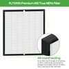 3-Pack FLT5900 True HEPA Replacement Filter J and UV-C Replacement