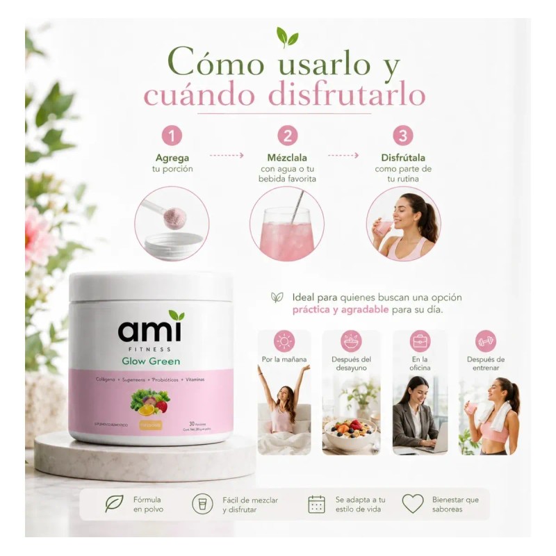 Colágeno En Polvo Para Rutina De Belleza Y Bienestar