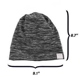 Gorro de dormir XS para niños, gorro de dormir para noche, gorro de satén con forro sedoso con banda elástica ajustable para adolescentes y niños pequ