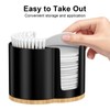 PENGARO Cotton Pad and Swab Holder, Q tip Holder Round