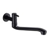 Wall-Mounted Black Cold Water Faucet Washing Machine Mop Pool Garden