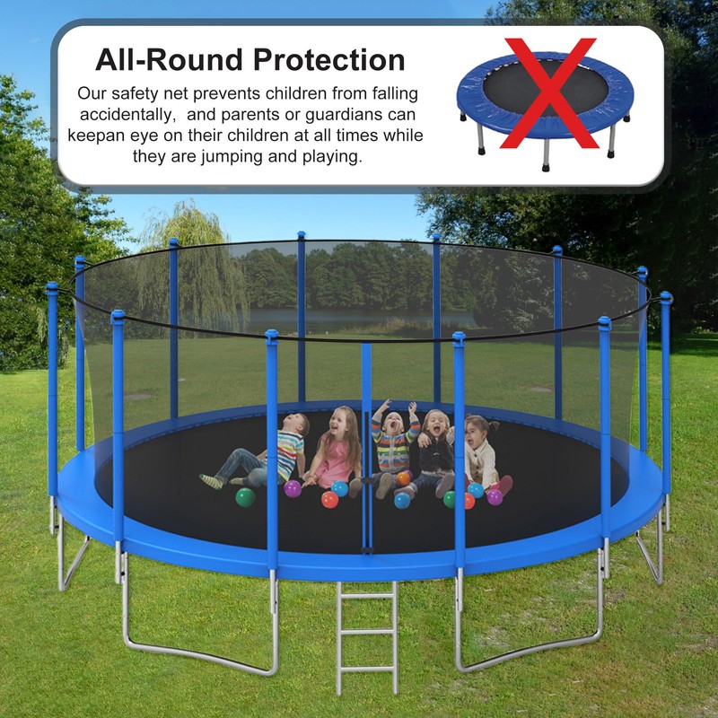 ECYITISY Trampoline Safety Net 6FT 8FT 10FT 12FT 14FT 15FT