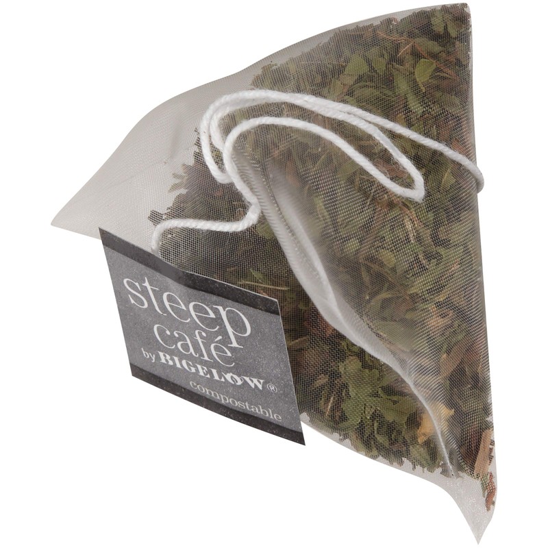 Steep Café Mint Herbal Tea, 50 Bags per Box, Single