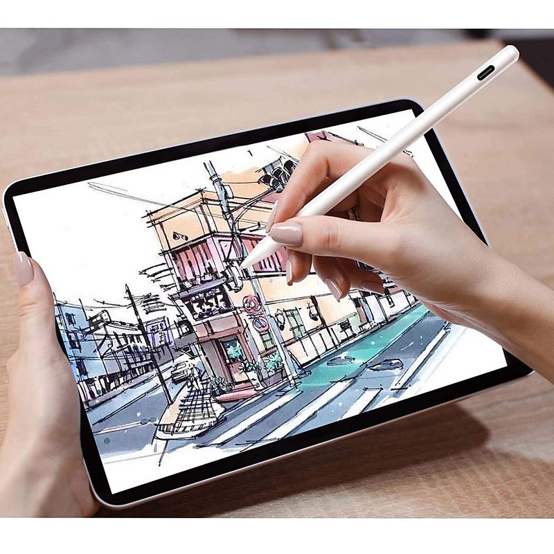 Active Capacitive Pen Stylus Pen Silicone Tip Palm Rejection Sensitive