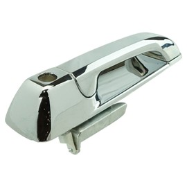 TRQ Front Left Exterior Door Handle Chrome Drivers Side Compatible with 2009-2010 Dodge Ram 1500 2010 Ram 2500 Ram 3500 2011-2018 Ram 1500 2500 3500