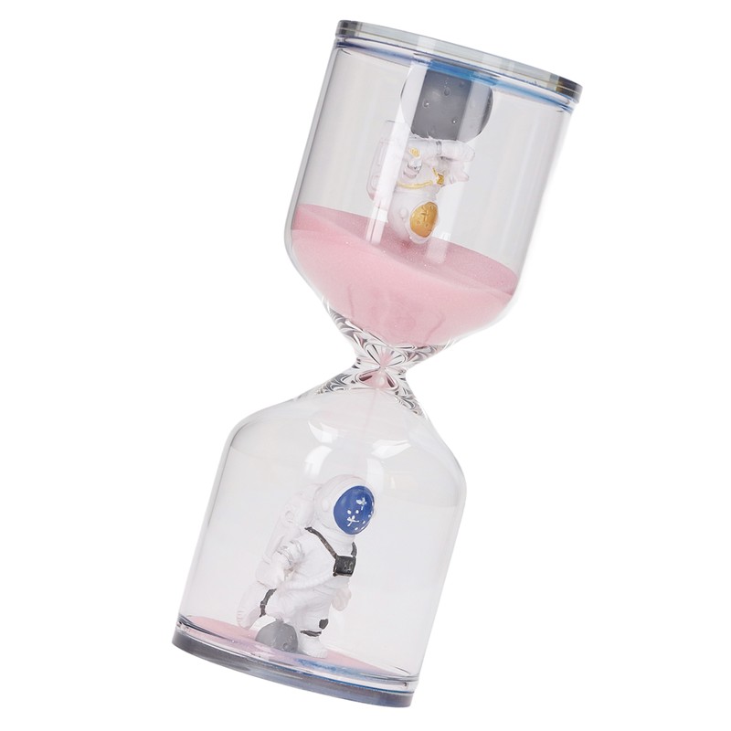 Decorative Sand Timer Clock Space Man Educational Hourglass for Office