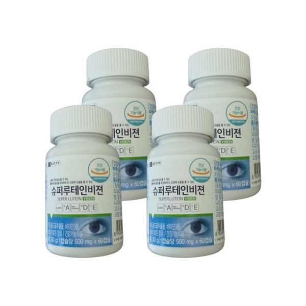 Chong Kun Dang Health Super Lutein Vision 60 capsules x 4 /slm / 종근당건강 슈퍼 루테인비젼 60캡슐 x4개 /slm