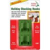 Magic Mounts Holiday Helpers : Green : 4 Pack : Removable Stocking Hooks : 3397