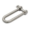 Extreme Max 3006.8204.2 BoatTector Stainless Steel Long D Shackle -