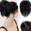 Ponytail Hair Extension 30 cm Straight Ponytail Hair Bun Extension