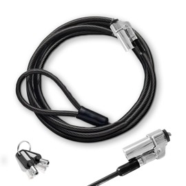 PC Security Cable 6ft Nano Steel Anti Theft Laptop Kensington Nanosaver Security Slots 2 Keys Nano Saver Security Lock PVC Coated 180cm
