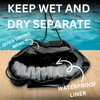 JIMJOOS Drawstring Mesh Swimming Bag - 25L Waterproof Swim Bag