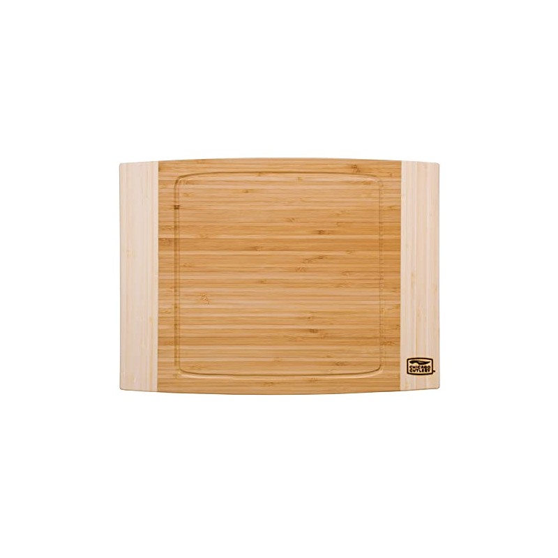 Chicago Cutlery Woodworks 12x16 inch Large Bamboo Cutting Board With