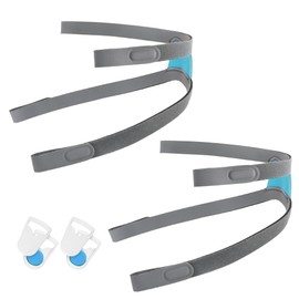 NITTIID F30i Headgear for AirTouch/AirFit F30i, 2 Pack Replacement F30i Headgear with 2 Pairs Magnetic Clips