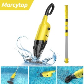 Marcytop EFURDEN Pool Vacuum for Above Ground Pool, Cordless Handheld Rechargeable Pool