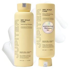 Jupiter Set de champú y acondicionador hidratante, hidratante, nutritivo y fortalecedor para el cuidado del cabello, hidratación diaria del cuero cabe