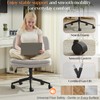 Criss Cross Chair with Wheels, Comfy Armless Cross Legged Office