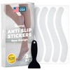 Homergy Anti Slip Shower Stickers 24 PCS, Invisible Non-Slip Shower