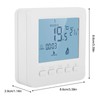 LCD Thermostat, Holiday Mode Thermostat for Maison for Temperature Control