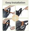 Mt.Jun Stroller Hook – Aluminum Hook with Velcro Strap, Lightweight,