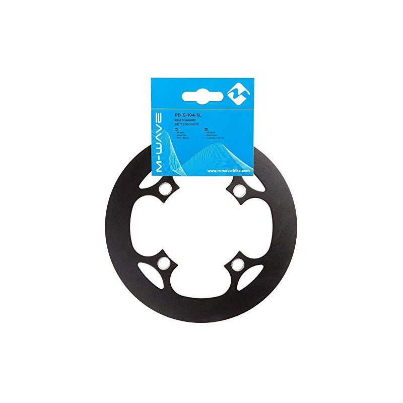 M-Wave Unisex Adult PD-G-104-SL Chain Guard Aluminium Black Anodised Bolt