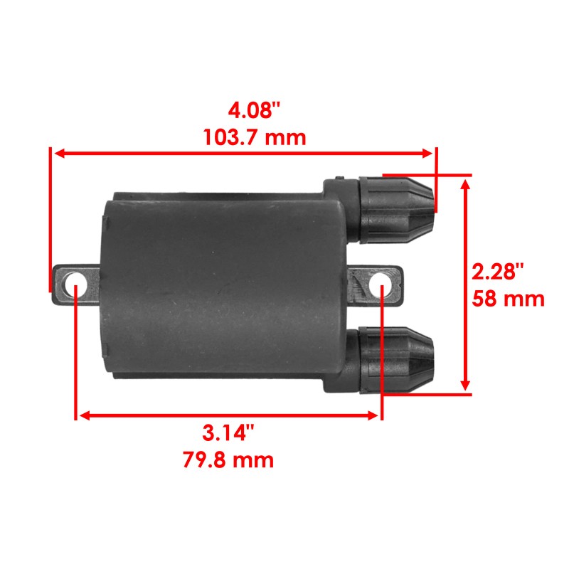 Caltric Ignition Coil & Cap For Honda Shadow Sabre 1100