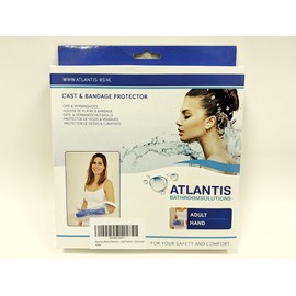 Atlantis Waterproof Bath and Shower Cast Bandage and Dressing Protector - 305MM (12") Adult Hand