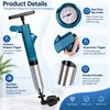 Pneumatic Drain Blaster for Clogged Toilets & Sinks – Stainless