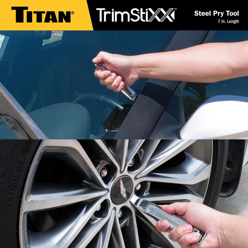 Titan 11571 Trim Stixx 7-Inch Wedge Pry Bar Tool with