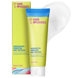 Good Molecules - Tratamiento corporal corrector de decoloración, 120 ml/4 oz, crema hidratante con ácido tranexámico, LHA y niacinamida para la hiperp