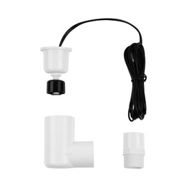 Forccord SS2 Float Switch, Overflow Switch for HVAC Systems, AC Float Switch for Air Conditioner with 3/4 Inch Adaptor and 6Ft Wire, Detect Condensate Overflow for Drain Pan Condensate Outlet