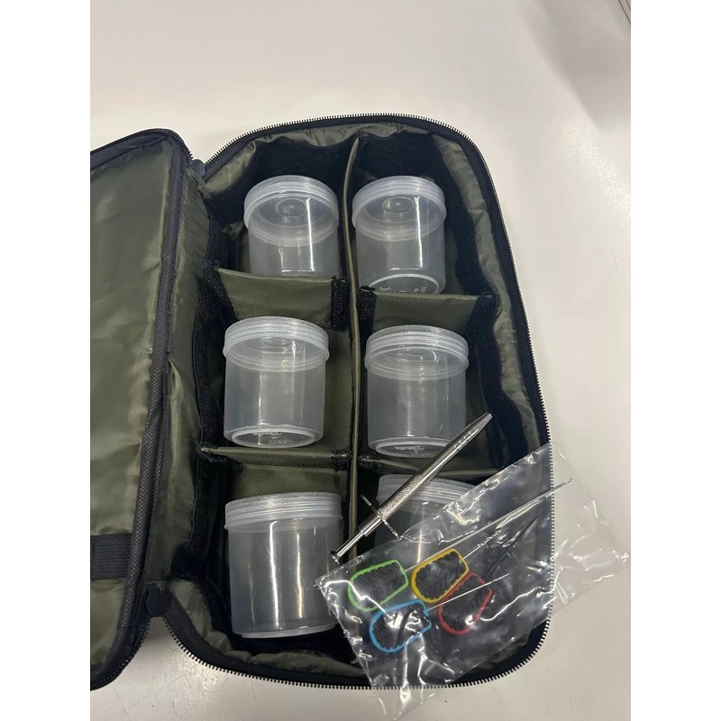 TMC Glug Bag with 6 pots, Set of 4 Baiting