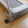 BIUDECO 4pcs Gym Accessory Wheels Plastic Roller Exercise Wheel Replaceable