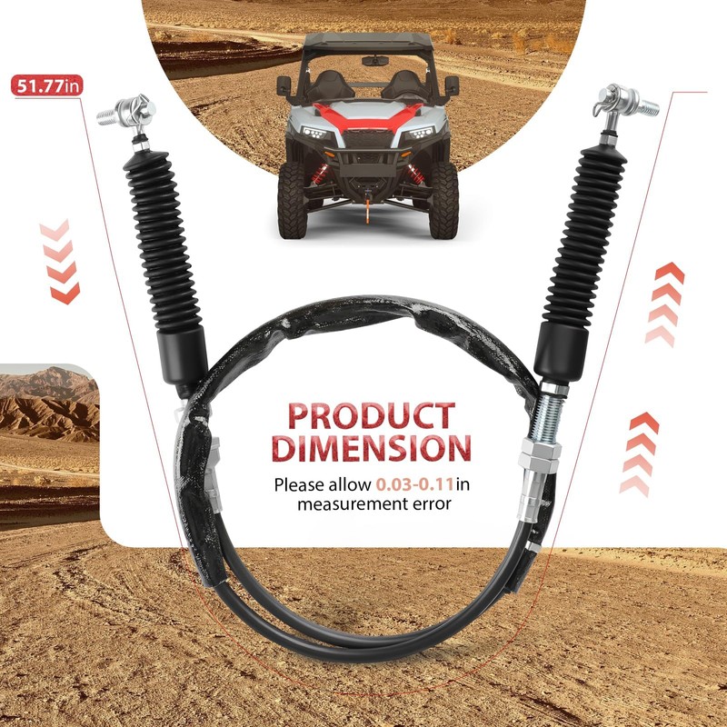 Gear Shift Cable For Polaris General 1000 XP 2016-2025 7082078