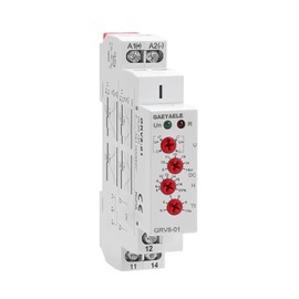 GEYA GRV8-01 Single Phase Voltage Relay for Surge or Undervoltage Protection with LED Display GRV8-01 D12