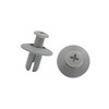 Hihaha 100 Pcs Gray Plastic Splash Guard Fastener Rivets 8mm