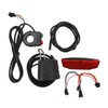 Electric Bike QD168 Front Light DR001 Rear Light Set with