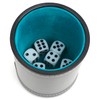 TUZAMA Felt Lined Professional Dice Cup - with 6 Dices