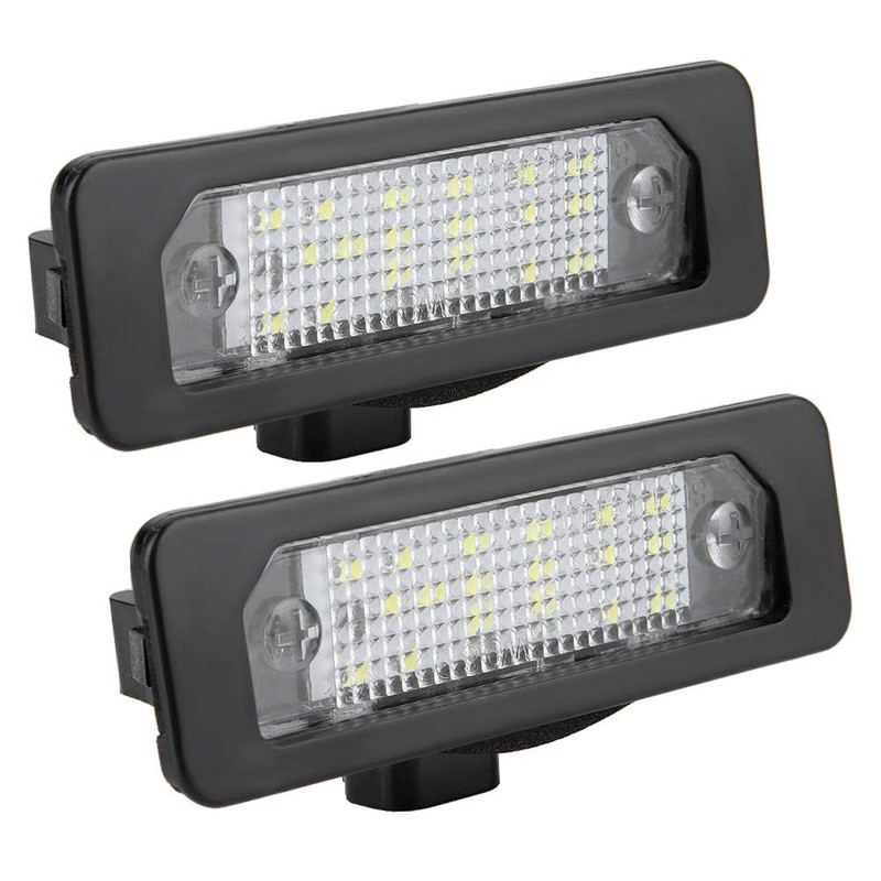 Acouto License Plate Light for, 2pcs Car LED License Plate