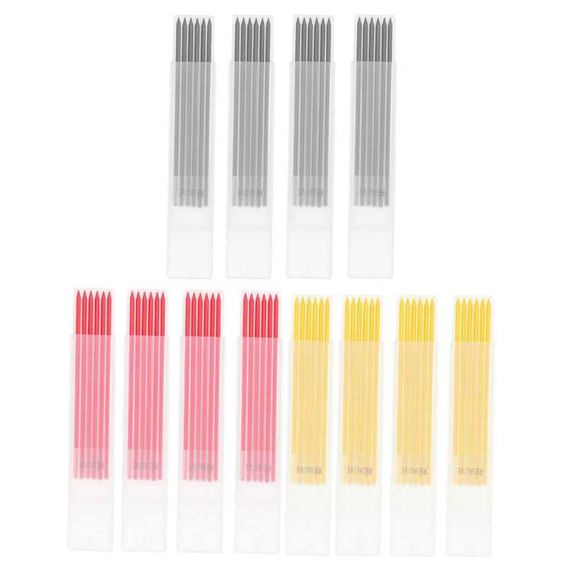 24Pcs 2.8mm Carpenter Pencil Refill Long Lasting HB Refill for