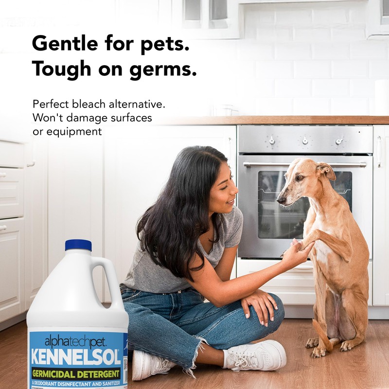 ATP KennelSol 1-Step Kennel Cleaner - 1 Gallon Liquid Disinfectant,