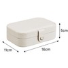 LUOHONG Jewellery Box 16.5 x 11.5 x 5.5 cm, Small