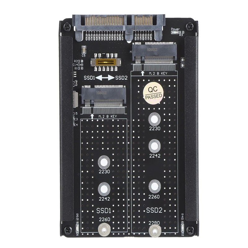 Dual NGFF B M Key M.2 SSD Card 6Gbps SATA