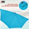 ABCCANOPY Patio Umbrella 11FT - Outdoor Half Umbrellas for Patio,