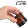 Small Glass Containers with Lids, Tecohouse 4 oz Glass Jars