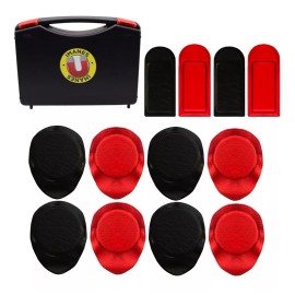 Imanes Mx Kit 12 Imanes Ferrita Biomagnetismo Con Estuche 4000 Gauss